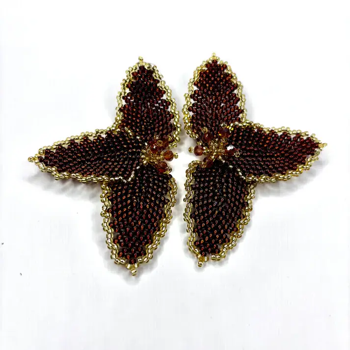 Bellalu Jewelry and Accessories - Wholesale Dangle Earrings - Half Flower Earrings – Modern Floral Statement Jewelry 16