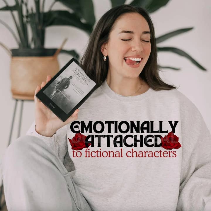 K and M Designs - Wholesale Sublimation Transfer - Emotionally Attached To Fictional Characters DTF Transfer