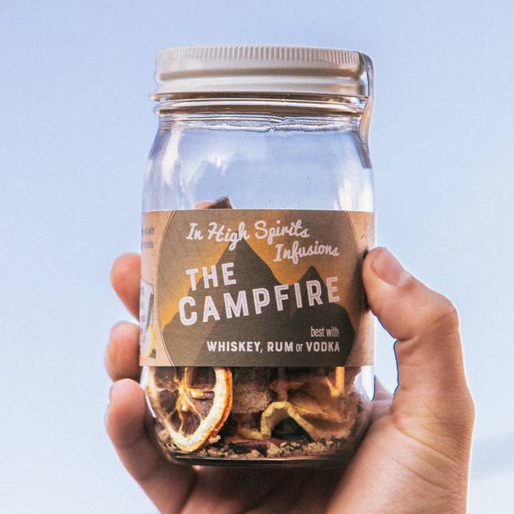 In High Spirits Infusions - Vente Kit de fabrication de boisson - Le kit d'infusion à cocktails Campfire0