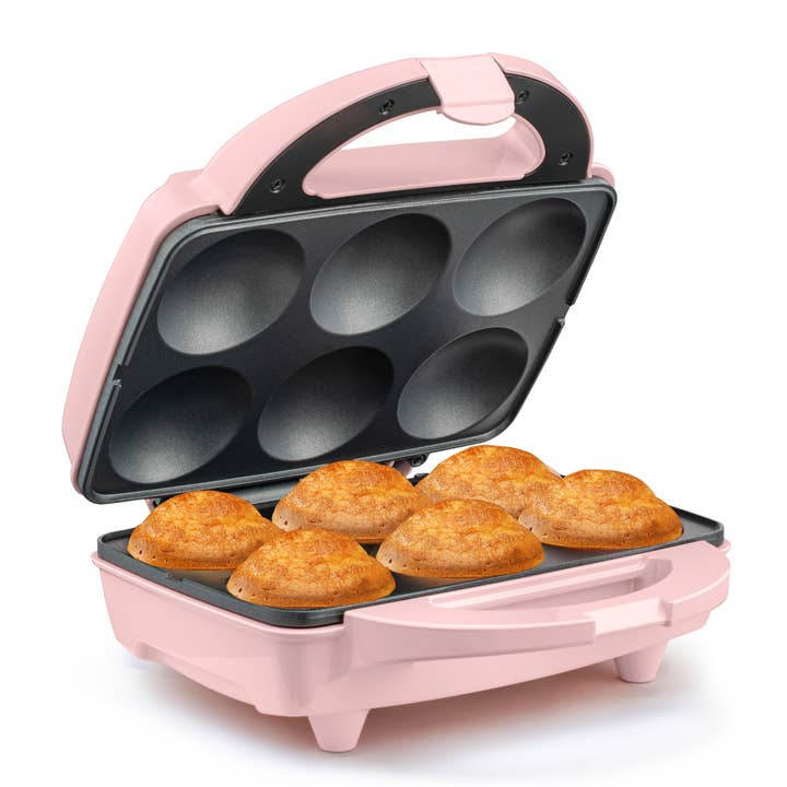 Holstein Housewares Cupcake Maker 6 Full Size Muffins Pink for wholesale by Holstein Housewares
