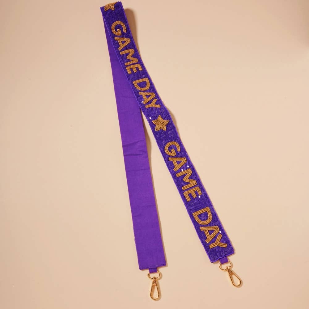 Frem - Wholesale Bag Strap - Women's - Handmade Seed Bead “Game Day” Bag Strap – Adjustable Crossbody9