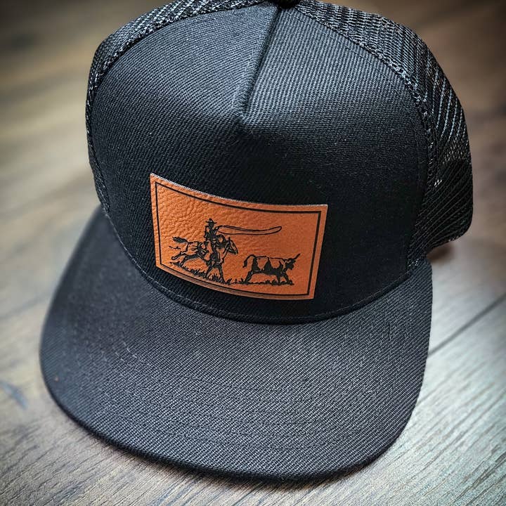 BRIARANDSPHINX – Großhandel Mütze – Kinder – Roper Snapback-Mütze für Kinder — Aufnäher mit Lasergravur1