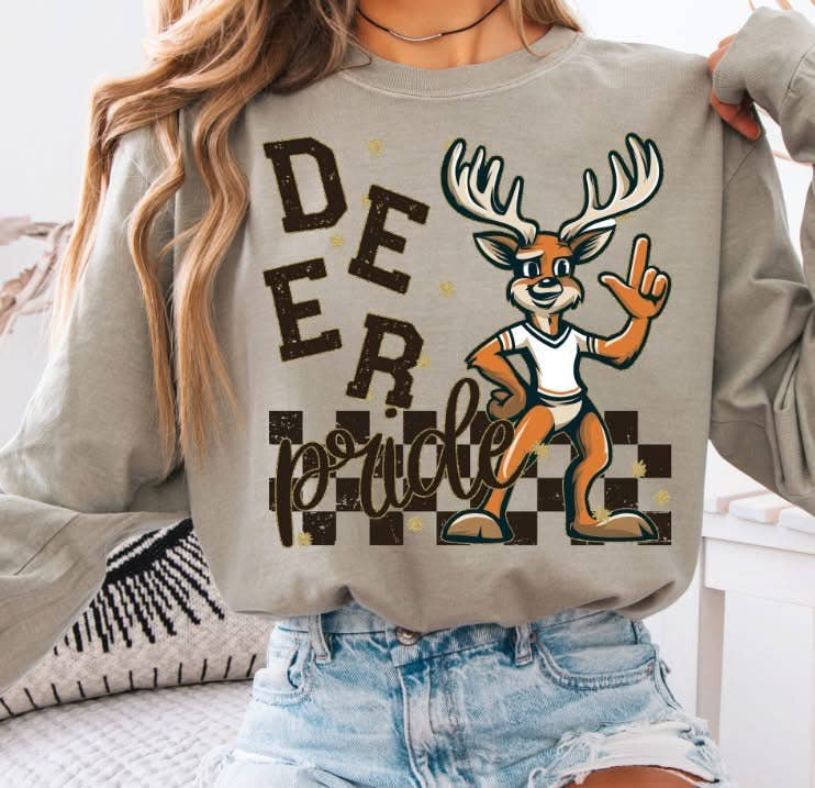 The Lyrical Spirit, LLC - Wholesale T-Shirt (Graphic) - Women's - School Spirit Mascot Pride Sandstone LS CC T-Shirt 35