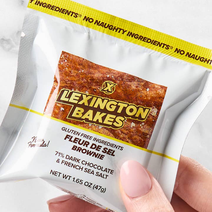 Fleur de Sel Brownies • 6 Pack for wholesale by LEXINGTON BAKES
