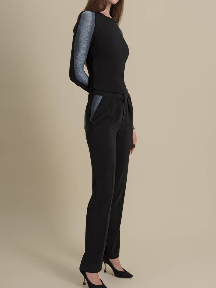 Medusa Top in Blue Smoke for wholesale on Faire9