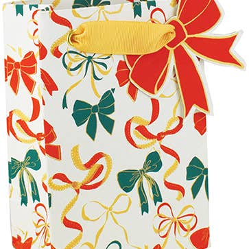 LoveVivid - Wholesale Gift Bag - Chistmas Bows Small Bag