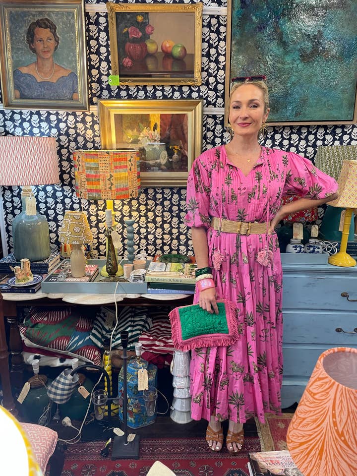 Roselle - Wholesale Dress – Women's - ROSELLE HALCYON DRESS ROSE JUNGLE13