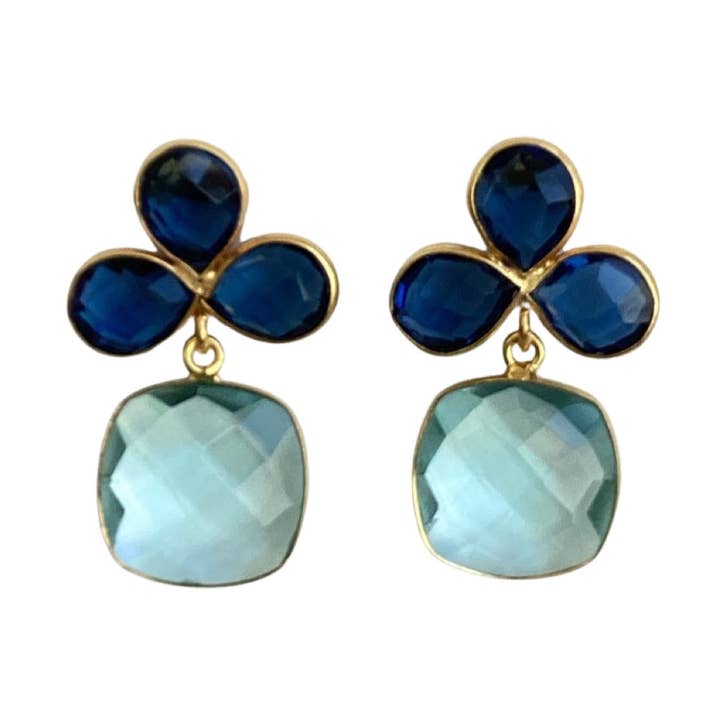 Quartz Aqua Dabney pour la vente par Julie Ryan Design