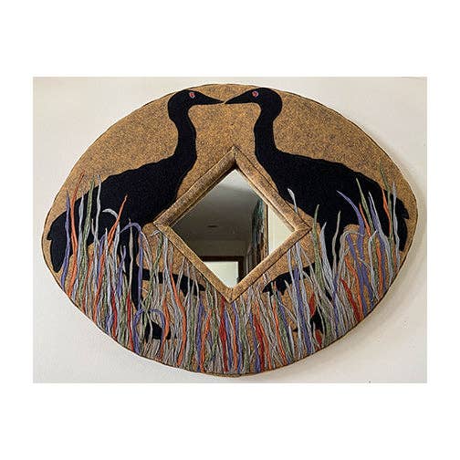 QuirkyDigs - Vendita all'ingrosso Specchi da parete - Specchio Kissing Cranes0