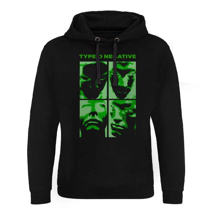 Sweat à capuche épique Type O Negative Faces pour la vente par Hybris Production AB