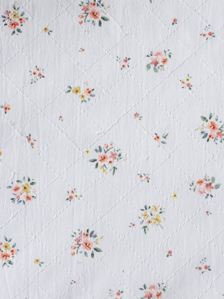 White Flowers Bella Dress Flower Print for wholesale on Faire4