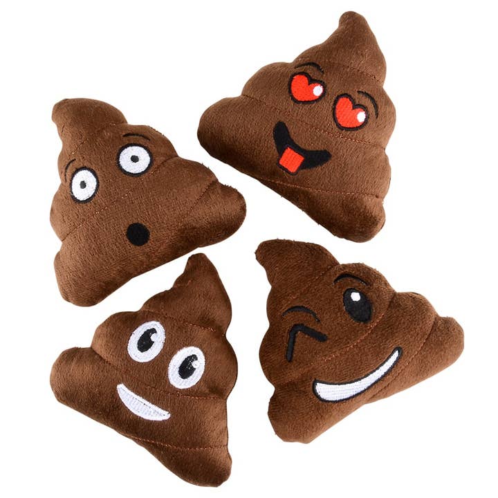 La Luna Bella - Toys - Wholesale Stuffed/Plush Toy - Kids & Baby - 5" plush EMOTICON POOP LLB Plush Toys