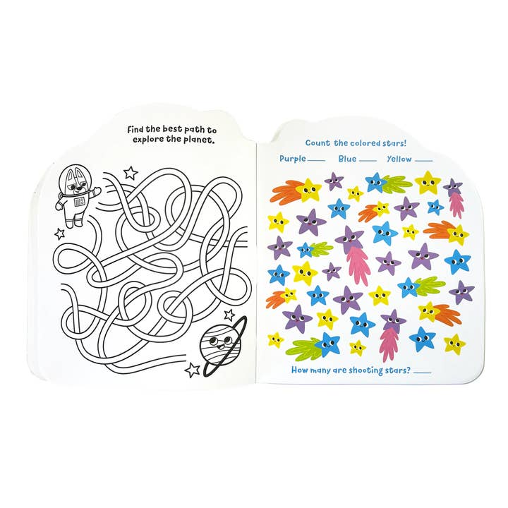 OOLY - Wholesale Coloring Book - Kids & Baby - Playful Pages Activity Book -Pets in Space!