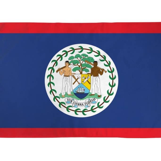 Flags Importer - Wholesale Flag - Belize Flag 3x5ft Poly