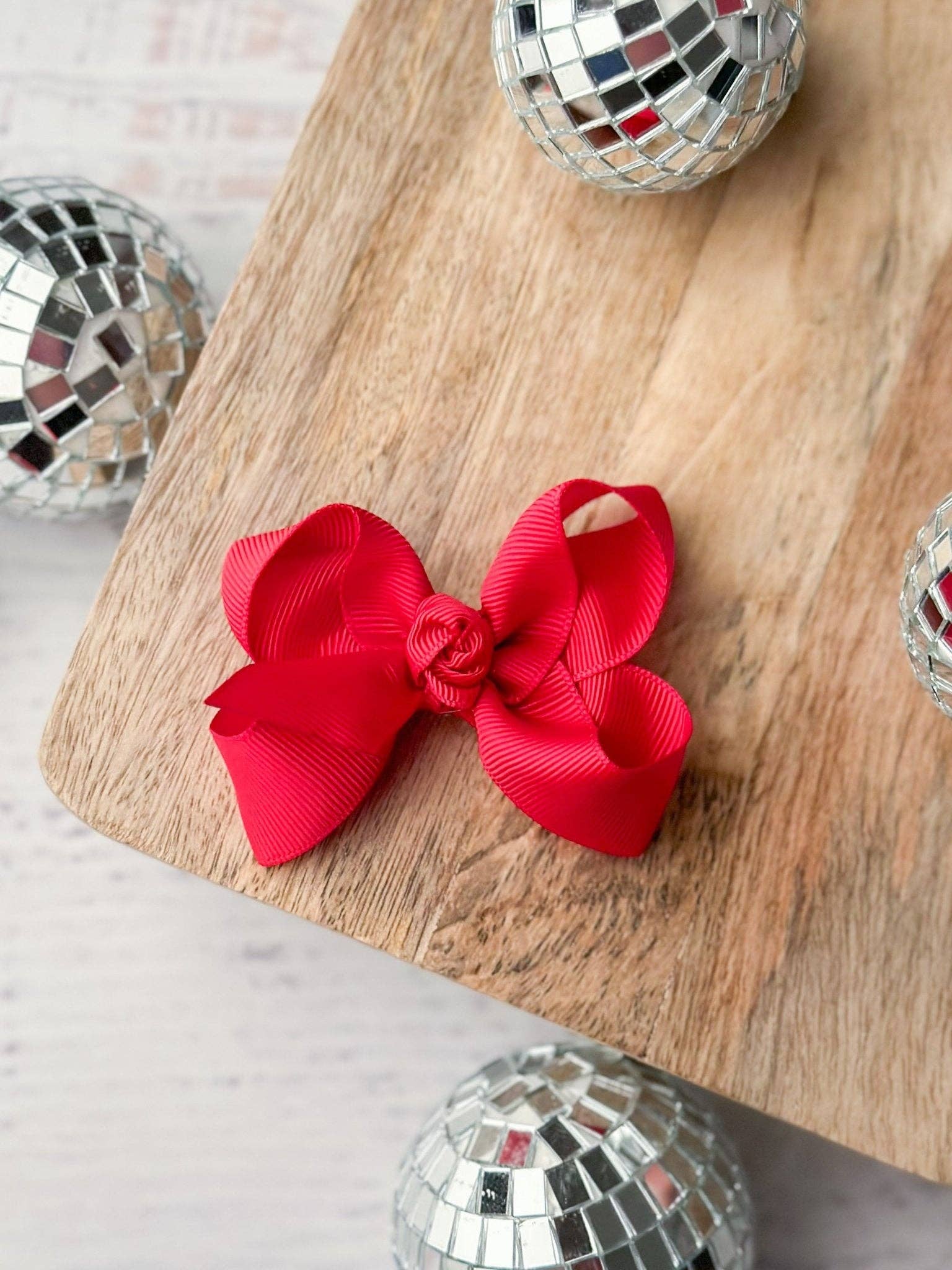The Hair Bow Company - Wholesale Hair Bow - Kids - Original Grosgrain Hair Bow - Alligator Clip - 3"9