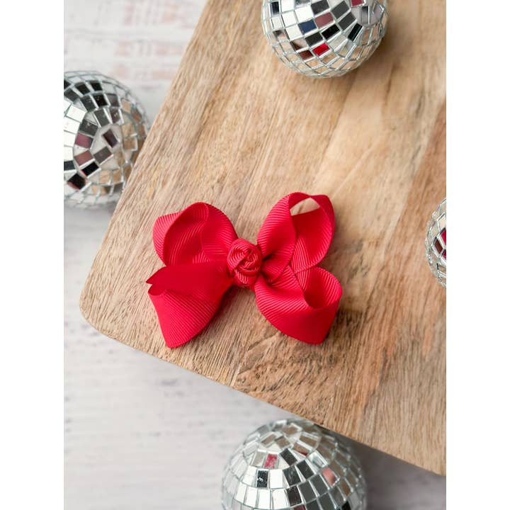 The Hair Bow Company - Wholesale Hair Bow - Kids - Original Grosgrain Hair Bow - Alligator Clip - 3"9