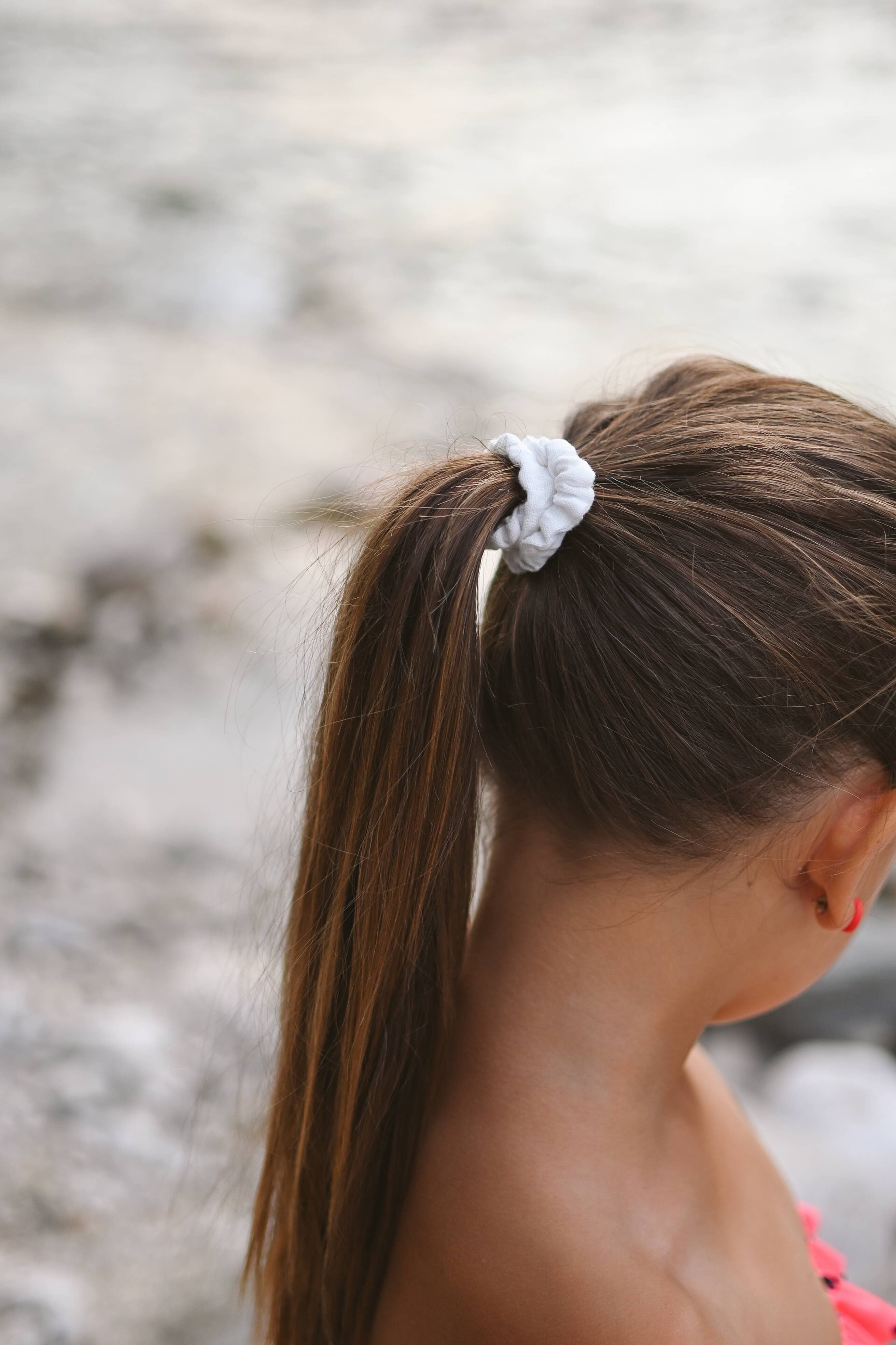 Lanika Atelier, Nika Korošec s.p. - Wholesale Hair Tie - Skinny 100% Linen Hair Elastic, No Plastic Scrunchies 15