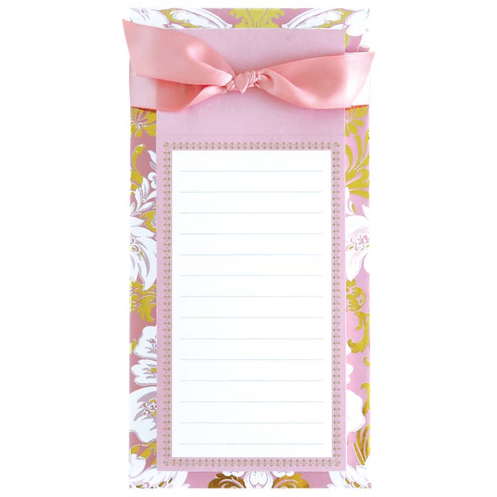 Pink Damask List Pad for wholesale by Anna Griffin Inc