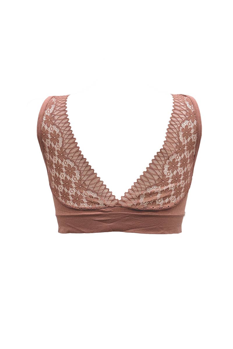 Assorted Bralette with lace on the back/V32047 for wholesale on Faire13