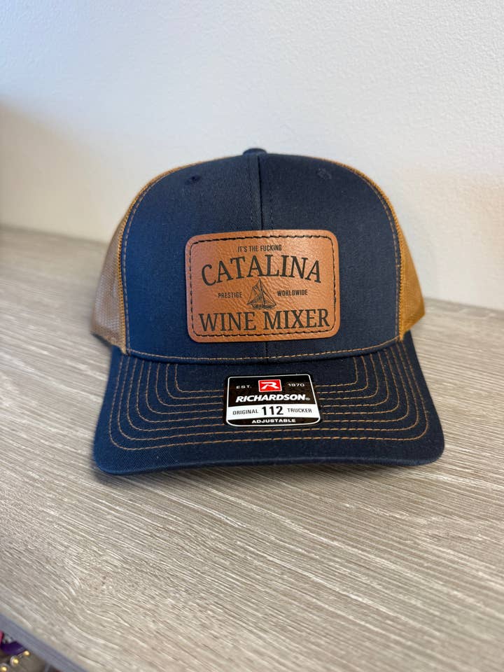 Catalina Wine Mixer Men's Richardson 112 Trucker Hat for wholesale by Designed To Flaunt