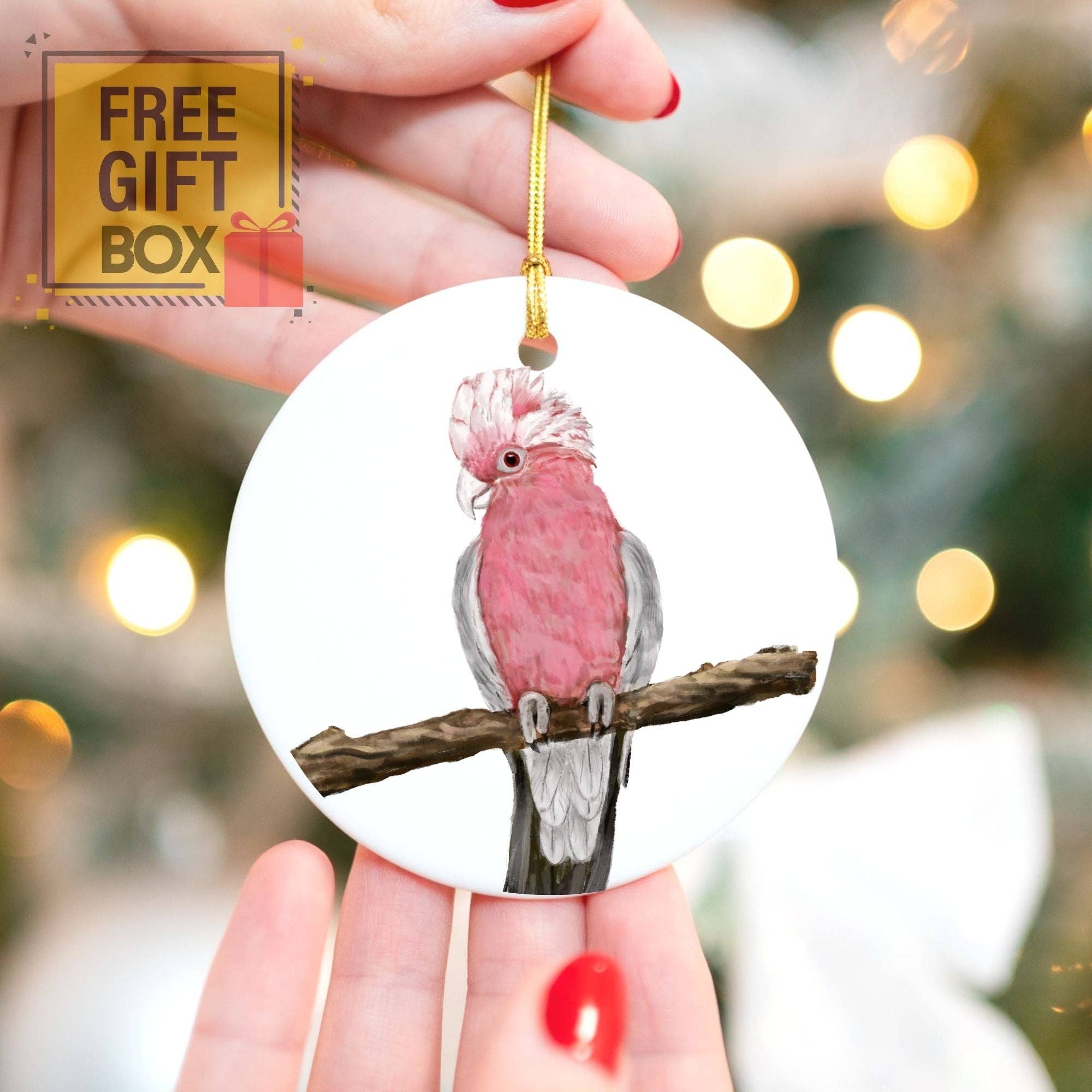 MerikaArt - Wholesale Ornament - Galah Cockatoo Ceramic Ornament4