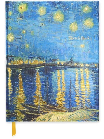 Vincent Van Gogh: Starry Night Over The Rhone Sketch Book for wholesale by Texas Bookman