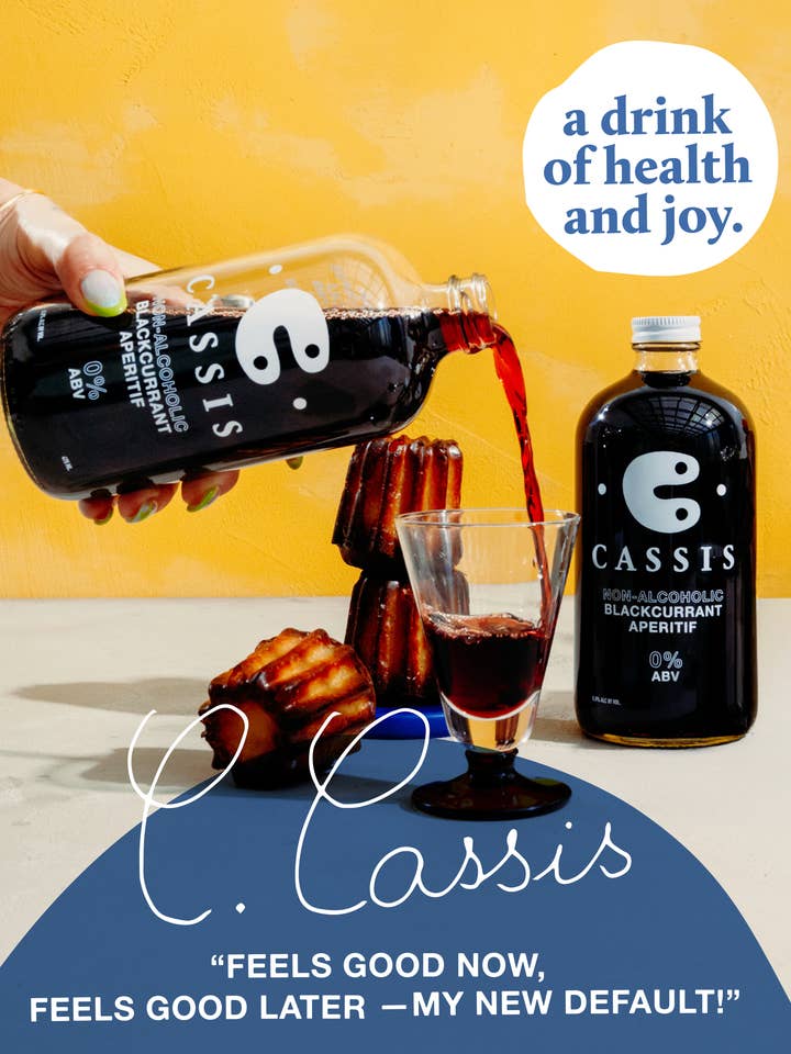 Non-Alcoholic Blackcurrant Aperitif Mini (4 oz.) for wholesale by C. Cassis