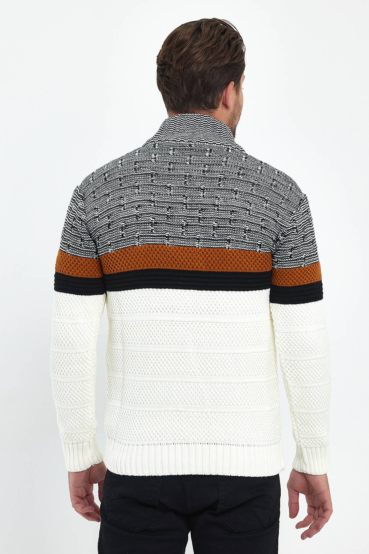 JU GROUP – wholesale Knitted jumper – Men′s – 51253 - CLUB JU MEN'S SWEATER7