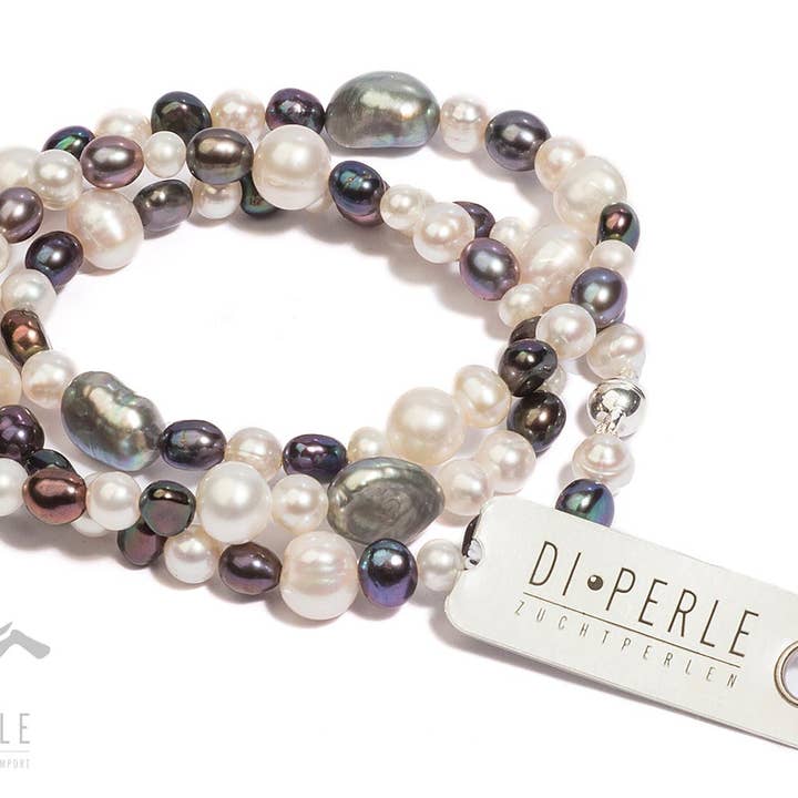 Pearl bracelet with a clasp | 6.0 - 11.0 mm | 57 cm for wholesale by Di Perle GmbH