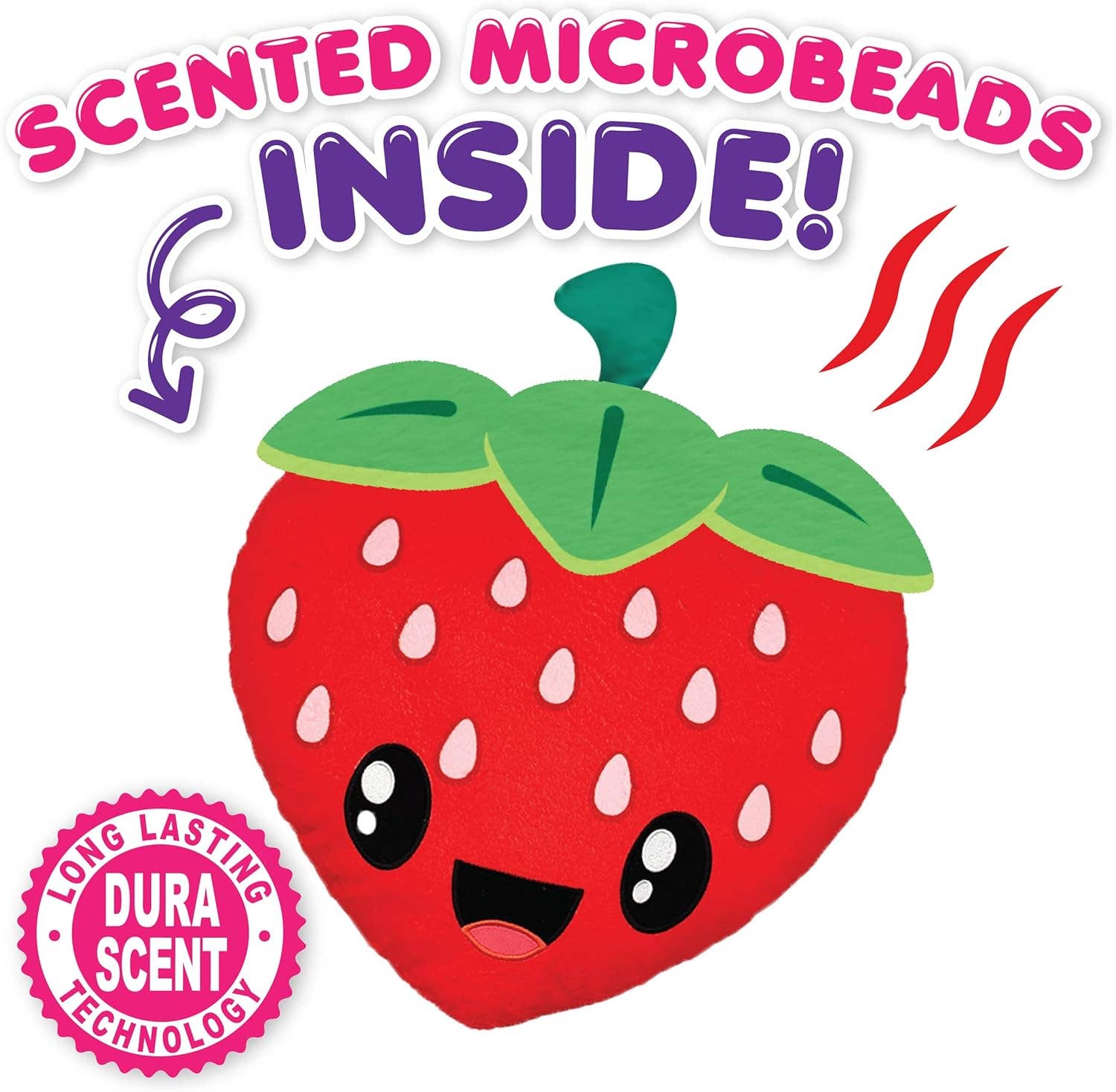 Scentco, Inc - Wholesale Throw/Decorative Pillow - Smillow in Tote Bag - Strawberry1