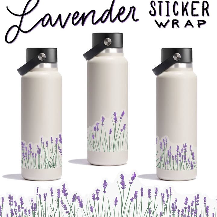 Lavender Sticker Wrap for wholesale by Creatively Leanne