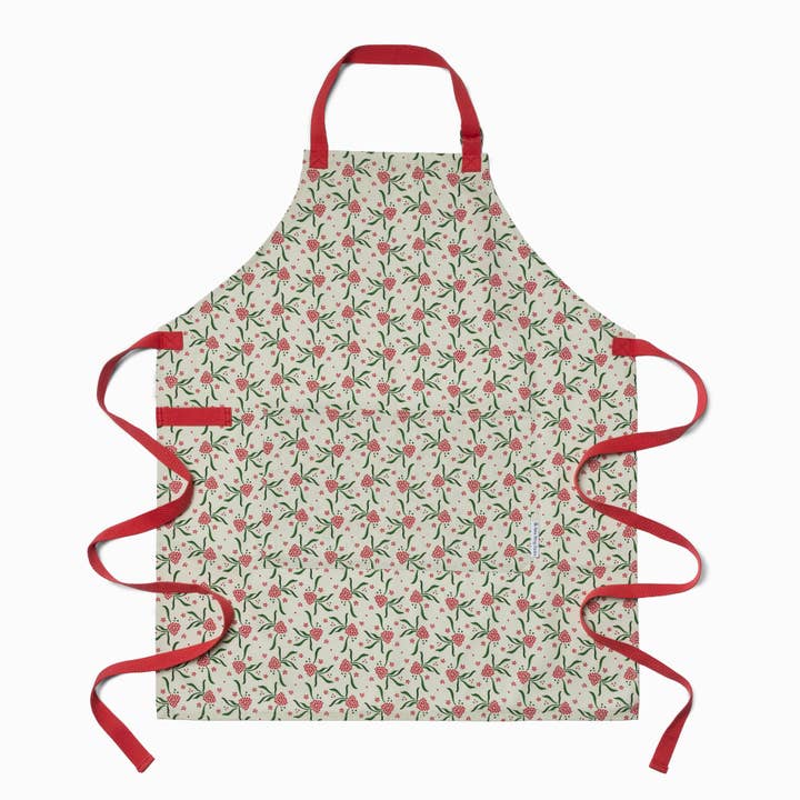Apron-Adult | Raspberry Ripple for wholesale by New Wing Studio