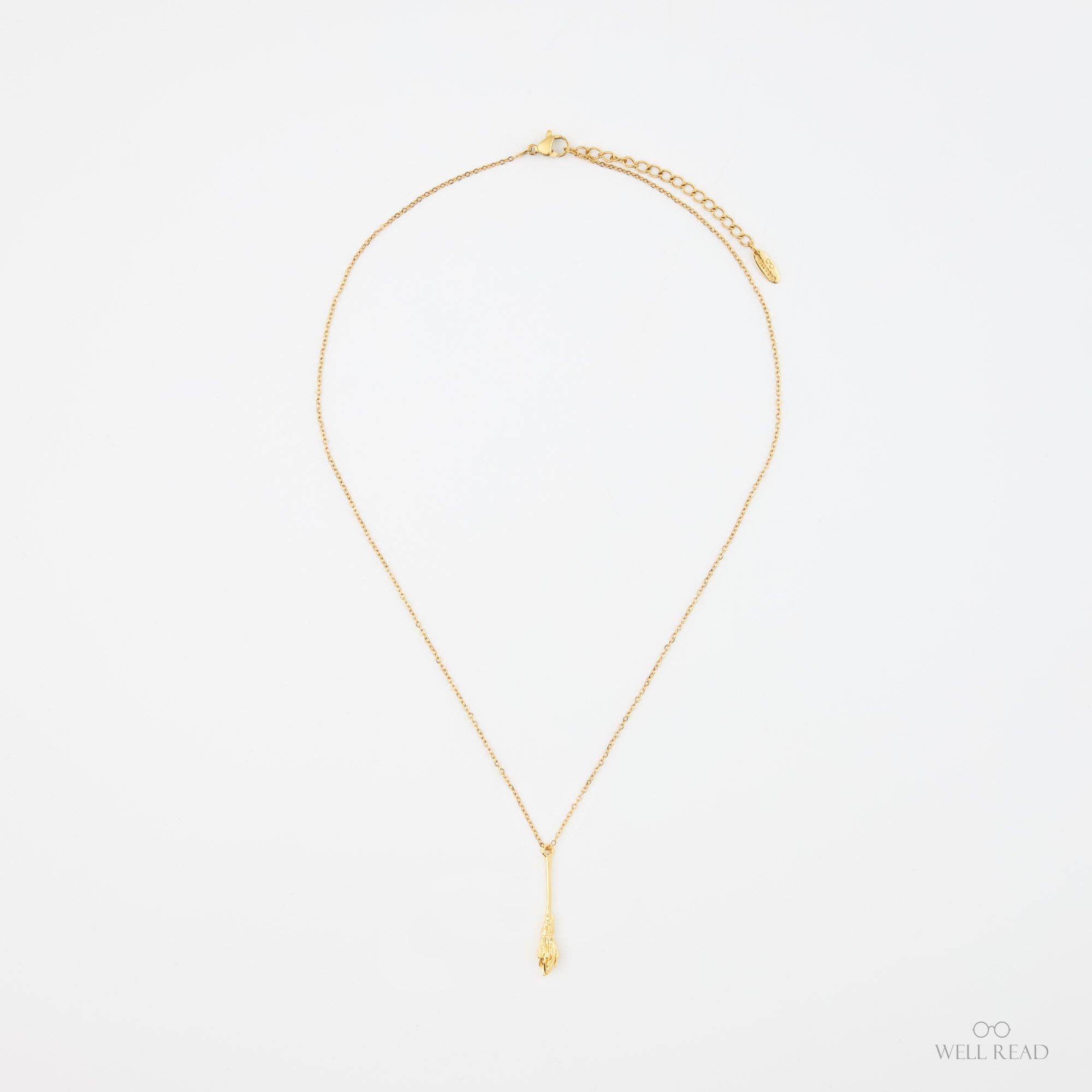 Well Read Company - Wholesale Pendant/Charm Necklace - The History of Magic Bookish Pendant Necklace3