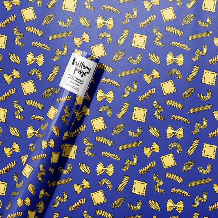 Brittany Paige – wholesale Omslagspapper på rulle – Pastaformer Presentpapper Rulle