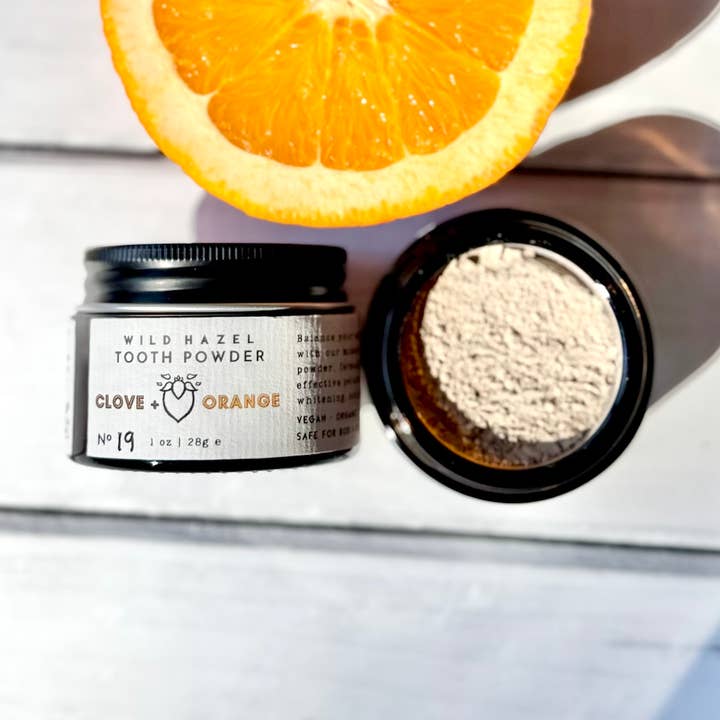 Wild Hazel - Wholesale Toothpaste - Clove + Orange Tooth Powder