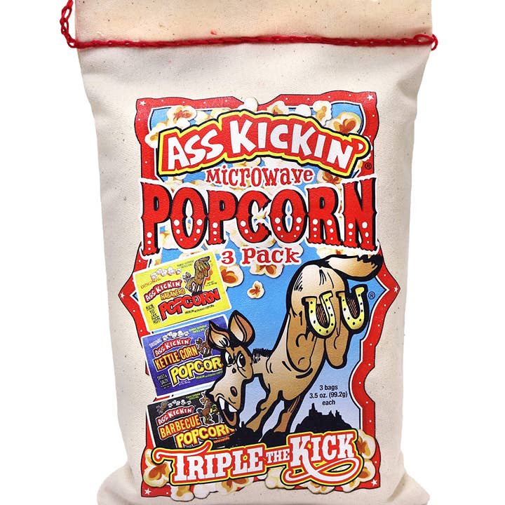 Southwest Specialty Food - Wholesale Popcorn - Ass Kickin’ Popcorn 3 Pack Assortment0