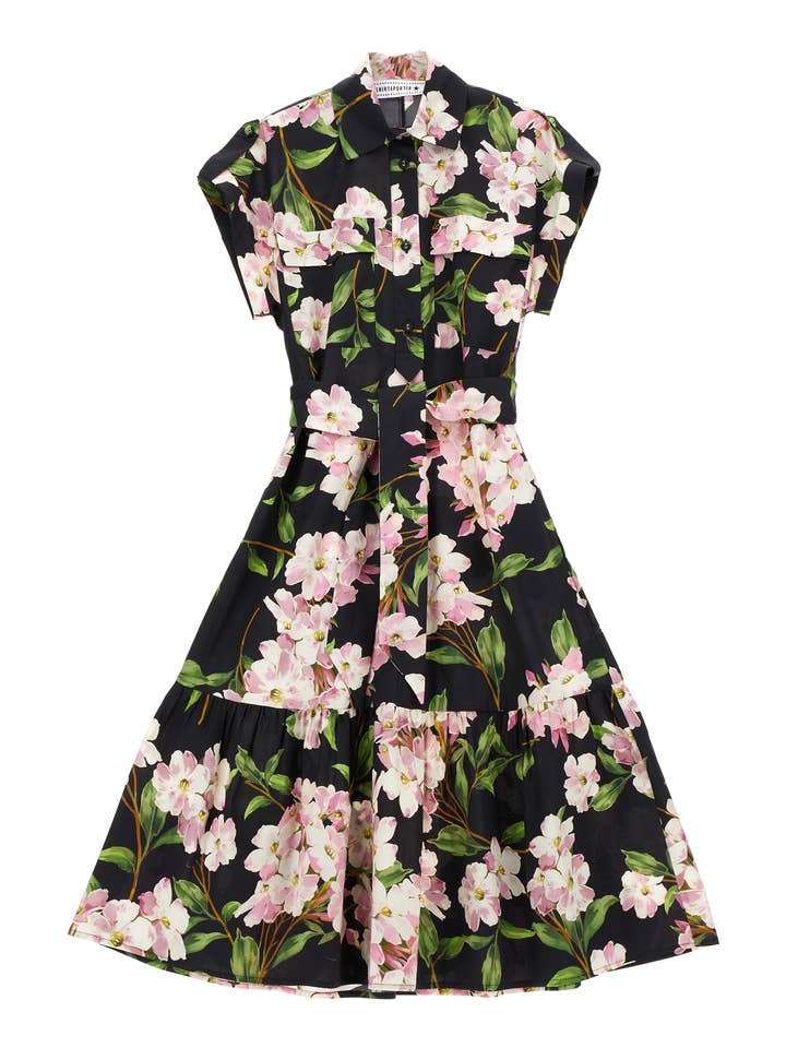 DR2713 KLEID MIT TASCHEN UND GÜRTEL für den Großhandel von Shirtaporter