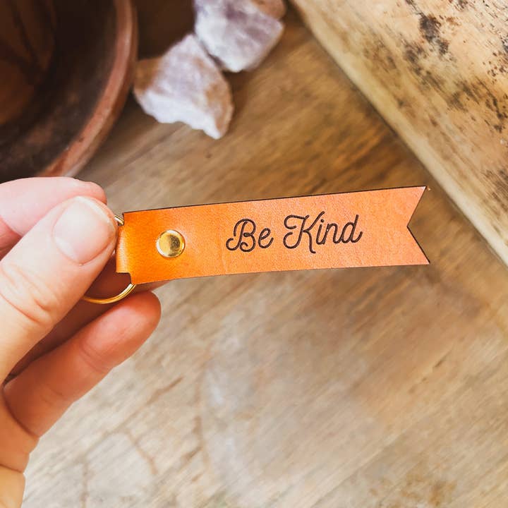 Left Grain - Wholesale Keychain - Unisex - Be Kind ...of a B... Keychain2