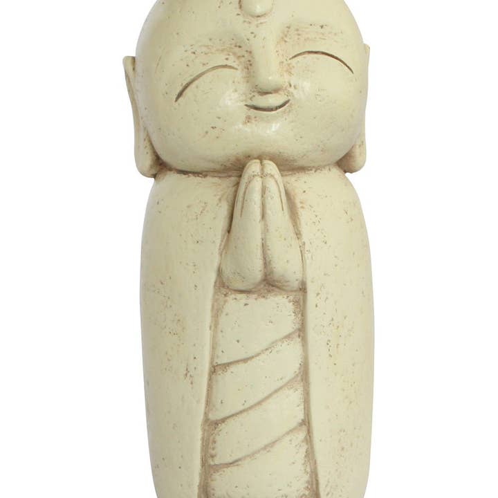 Buddha Groove - Wholesale Decorative Figurine - Peaceful Jizo Garden Statue, 8 Inches5