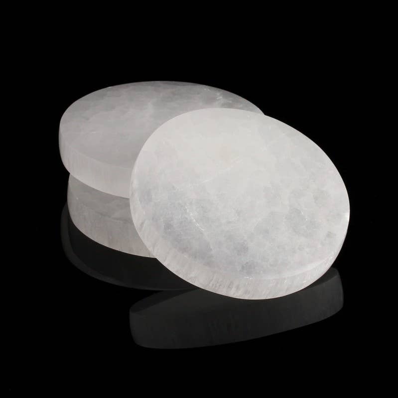 UniArt - Vendita all'ingrosso Decorazione - Piastra di selenite naturale, 10 cm1