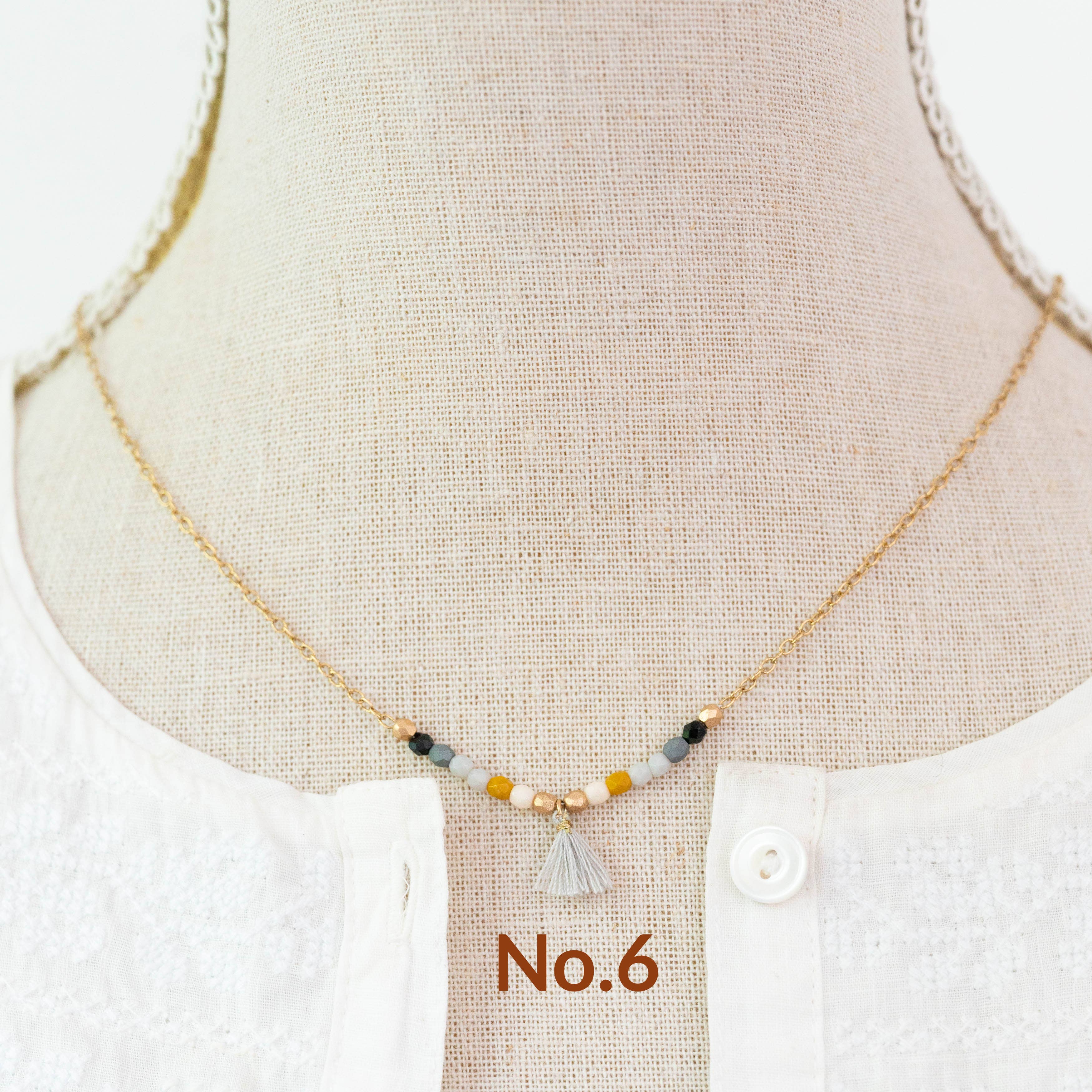 Nest Pretty Things - Wholesale Beaded/Pearl Necklace - Dainty Tassel Necklace10