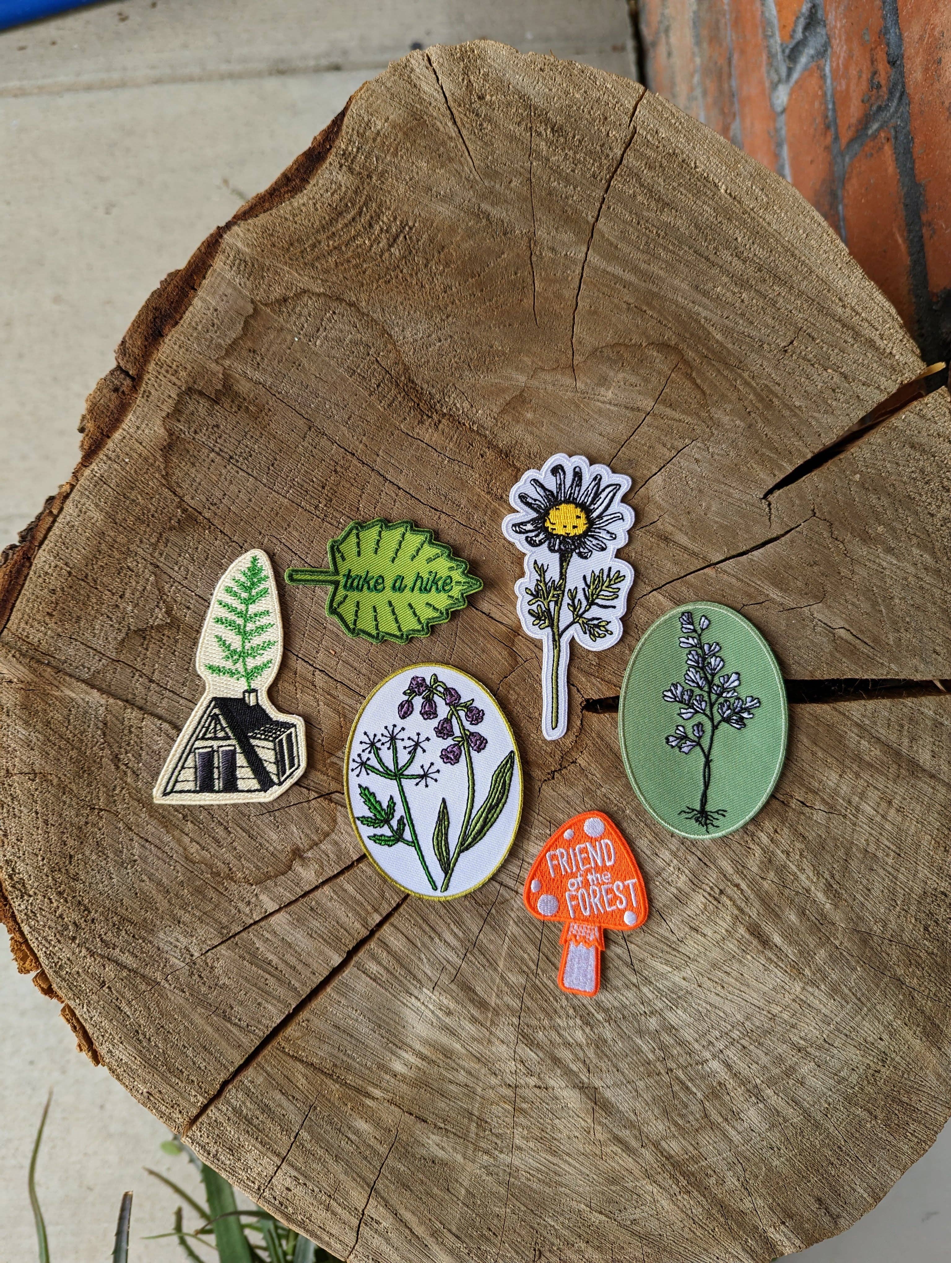 ilikesara | art + goods - Vente Écusson - écusson thermocollant | capillaire - ovale vert 3,25" x 2,25"3