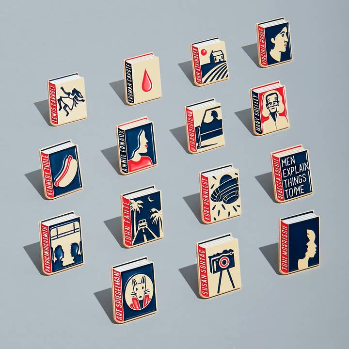 Judy Kaufmann - Wholesale Lapel Pin/Button - Joan Didion Enamel Pin for Bookshops3