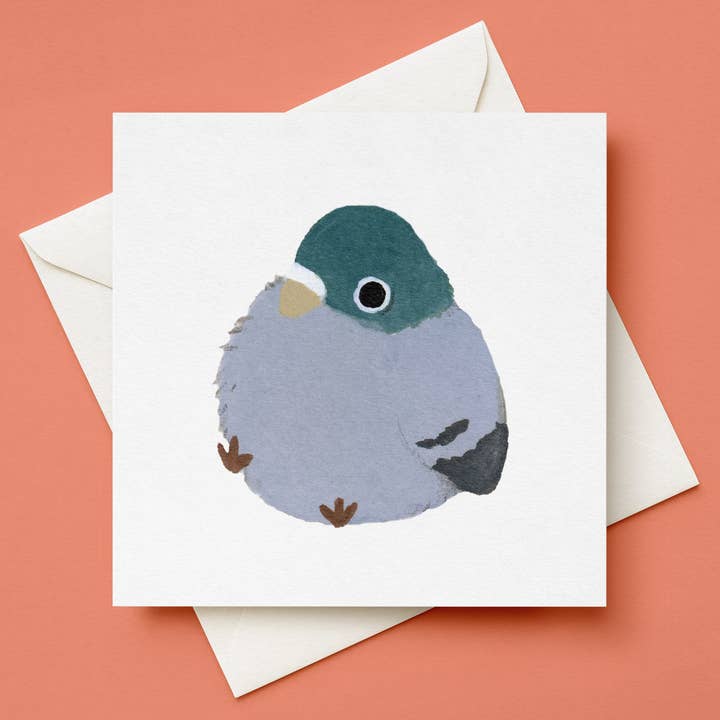 rund duva | vykort för wholesale av Lara Hacker Illustration