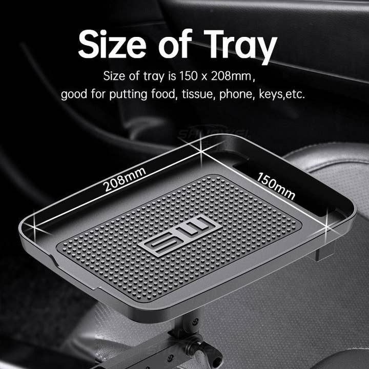 VIGOR - Wholesale Car Decorative Charm - Unisex - Car Cup Holder Expander with Tray 360°Rotating Table Adjusta10