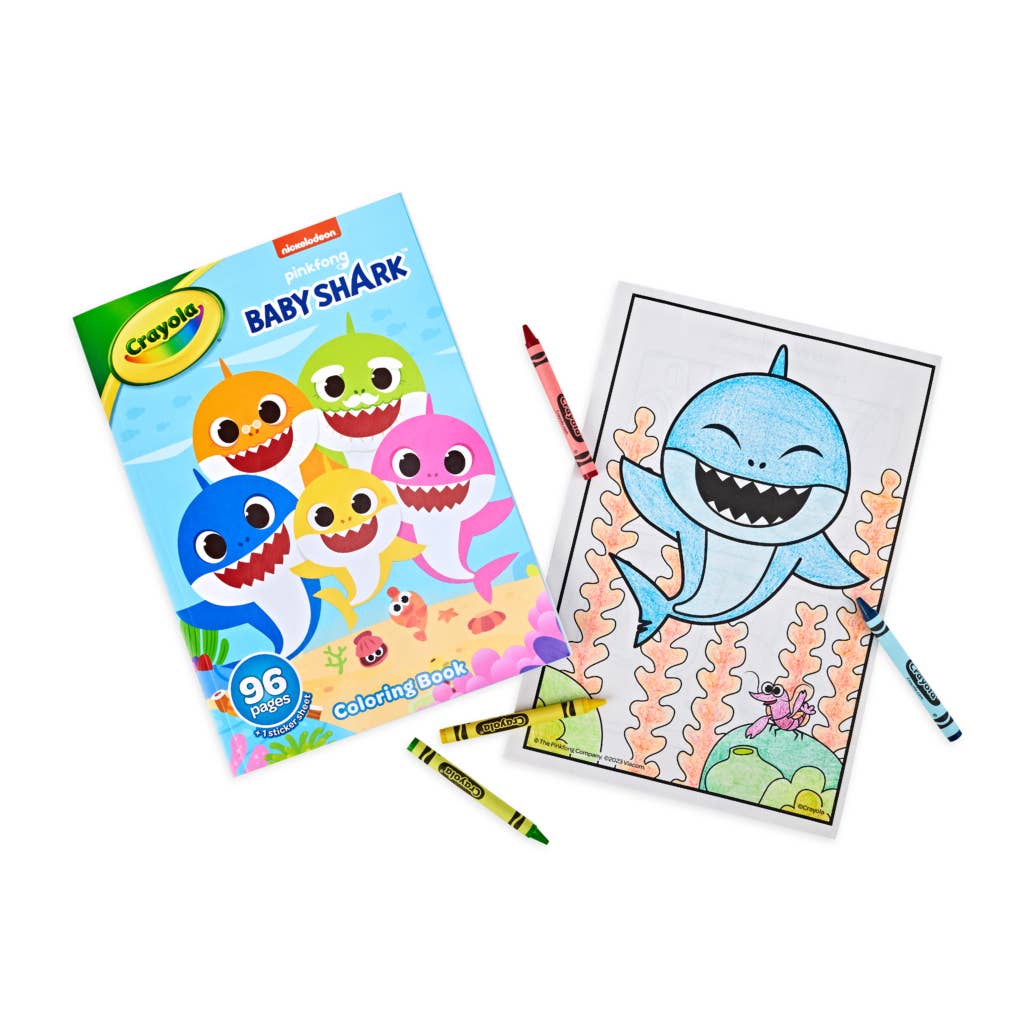 Really Big Coloring Books | ColoringBook.com - Wholesale Coloring & Activity Book - Kids & Baby - Nickelodeon Baby Shark 96-Page Coloring Book3