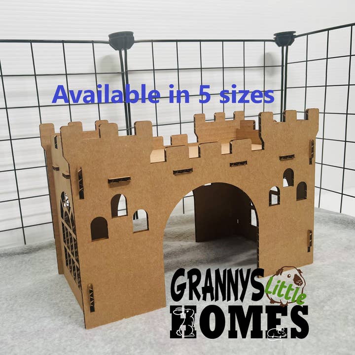 Grannys Little Homes - Vendita all'ingrosso Giocattolo per animali - Non gatti o cani - Tunnel del Castello di Cartone