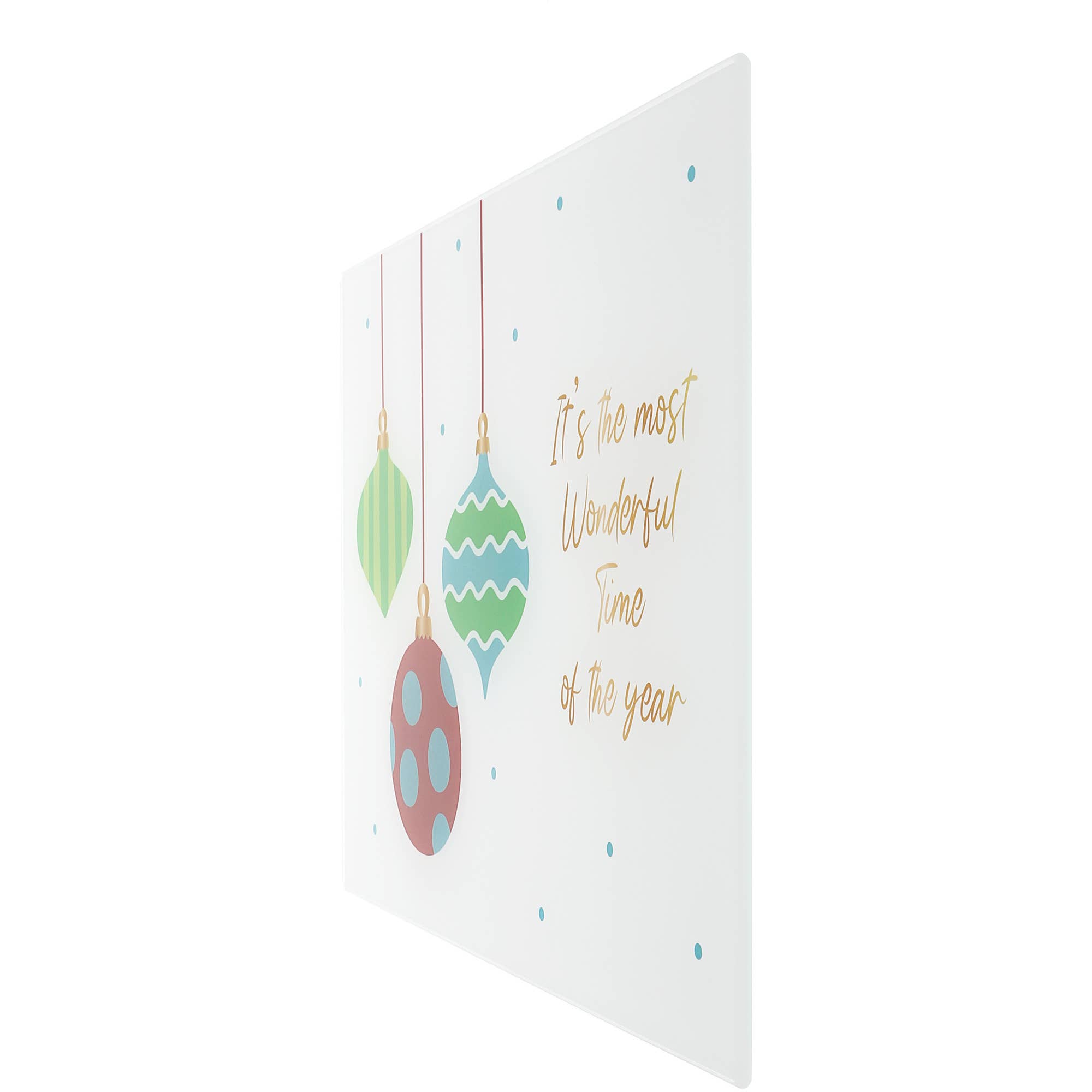 Pavilion - Wholesale Cutting Board - Holiday - 13.75" x 9.75" Glass Cutting Board1
