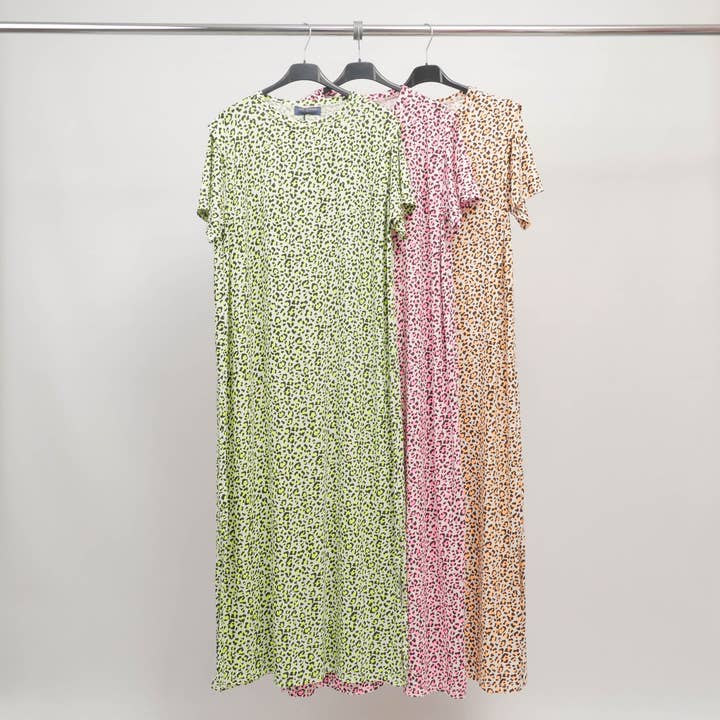 Cecile Wang - Wholesale Dress - Women's - Leopard print long dress TDM20524-25