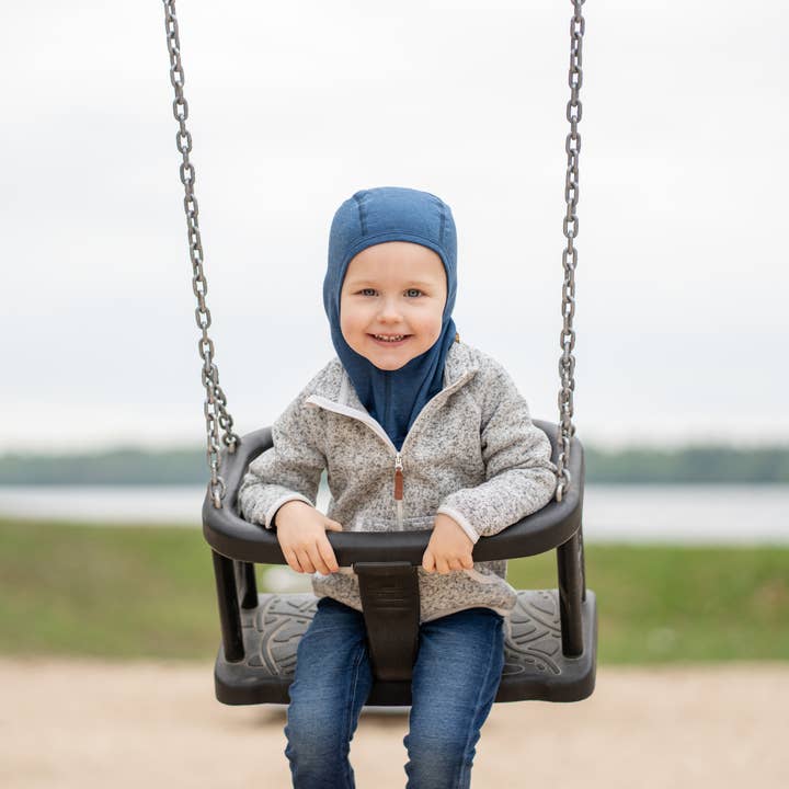 menique - Vendita all'ingrosso Cappello - Bambini - Passamontagna termico in lana merino per bambini Royal Cherry10